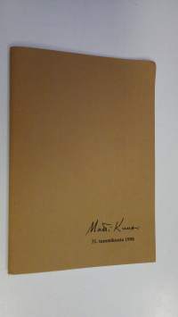 Matti Kuusi 31. tammikuuta 1998