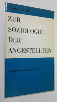 Zur soziologie der angestellten