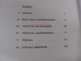 Asevelisosialismista kansanrintamaan - Politiikkaa kolmella kymmenluvulla