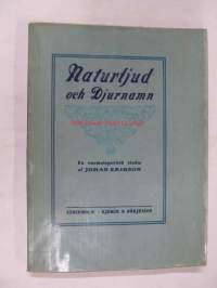 Naturljud och Djurnamn. En onomatopoetisk studie