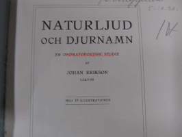 Naturljud och Djurnamn. En onomatopoetisk studie