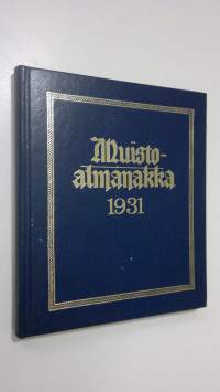 Muistoalmanakka 1931