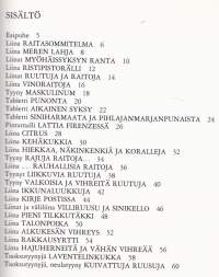 Ristipistoja - Ruutuina ja raitoina, 1988. Sis. mallit 36 erilaiseen kirjontatyöhön lanka- ja värivihjeineen.