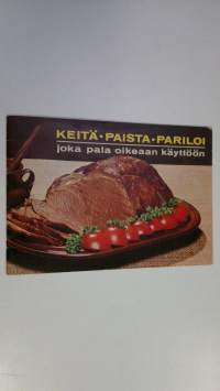 Keitä, paista, pariloi - joka pala oikeaan käyttöön