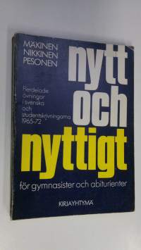 Nytt och nyttigt