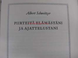 Piirteitä elämästäni ja ajattelustani