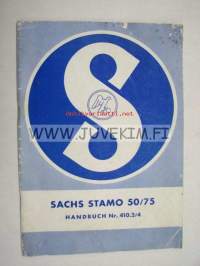 Sachs Stamo 50/75 Handbuch nr 410.2/4 -käsikirja