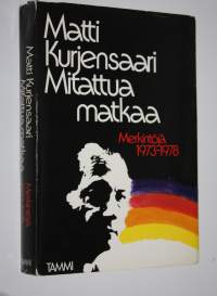 Mitattua matkaa : merkintöjä 1973-1978