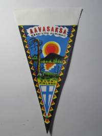 Aavasaksa -Keskiyönaurinko -matkailuviiri, pikkukoko / souvenier pennant