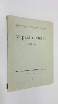 Vapaat opinnot 1958-59