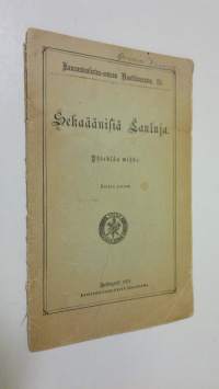 Sekaäänisiä lauluja - yhdeksäs wihko