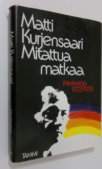 Mitattua matkaa : merkintöjä 1973-1978 (signeerattu)