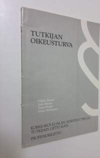 Tutkijan oikeusturva