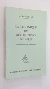 La technique des revolutions solaires