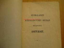 Suomalaisen Kirjallisuuden Seuran Helsingissä asetukset 1915