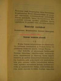 Suomalaisen Kirjallisuuden Seuran Helsingissä asetukset 1915