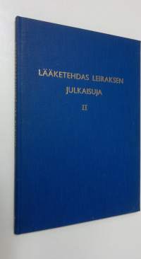 Lääketehdas Leiraksen julkaisuja 2 : Nestetasapainopäivät Turussa 30.-31. 5. 1958
