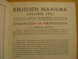 Kirjojen maailma WSOY 1931 Jouluna