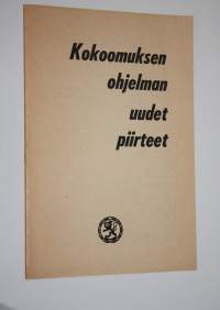 Kokoomuksen ohjelman uudet piirteet