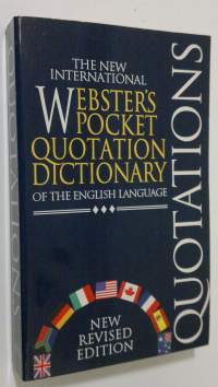 The new international Webster&#039;s pocket quotation dictionary of the English language (ERINOMAINEN)