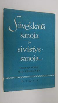 Siivekkäitä sanoja ja sivistyssanoja