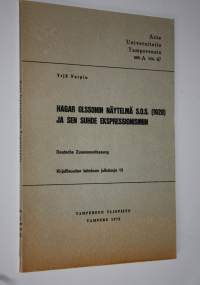 Hagar Olssonin näytelmä SOS (1928) ja sen suhde ekspressionismiin (signeerattu)