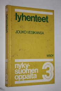 Nykysuomen oppaita 3, Lyhenteet