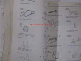 Chrysler Simca 1100, 1300/1508, Horizon -Workshop manual / korjaamokäsikirja suomeksi -kansio