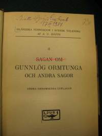 Sagan om Gunnlög Ormtunga och andra sagor