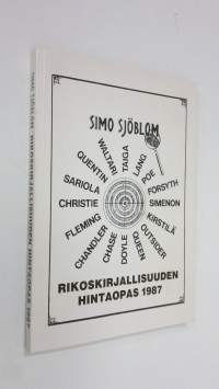 Rikoskirjallisuuden hintaopas 1987 (signeerattu)