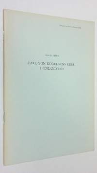 Carl von Kugelgens resa i Finland 1818