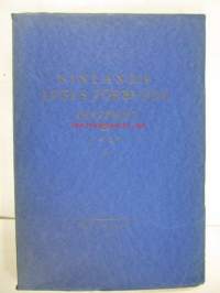 Finlands Adelsförbunds Årsskrift II 1927 -vuosikirja mm. henkilöartikkeleineen