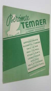 Beromte temaer i forenklede arrangementer