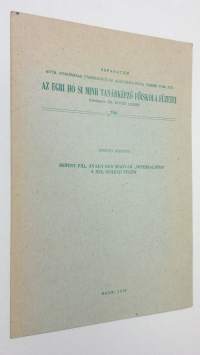 Hoitsy pal, avagy egy magyar &quot;imperialista&quot; a XIX. Szazad vegen