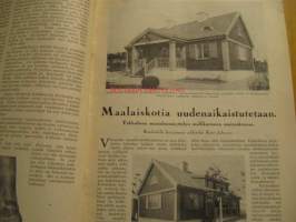 Kotiliesi 1930 nr 18, syyskuun II -numero, sis. mm. seur artikkelit / kuvat / mainokset; Kansikuvitus Martta Wendelin, Välähdyksiä Kreeta Haapasalon elämästä,
