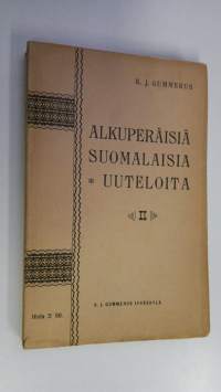 Alkuperäisiä suomalaisia uuteloita