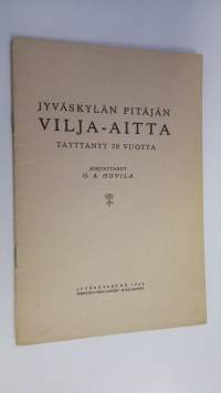 Jyväskylän pitäjän vilja-aitta täyttänyt 70 vuotta