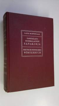 Saksalais-suomalainen sanakirja = Deutsch-finnisches Wörterbuch