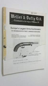 Weller &amp; Dufty Ltd. : Arms and Armour sale