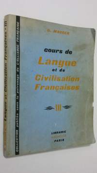Cours de Langue et de Civilisation Francaises 3