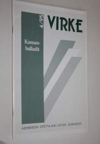 Virke 4/95 : Äidinkielen opettajain liiton jäsenlehti