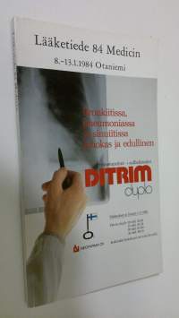 Lääketiede 84 Medicin 8.-13.1.1984 Otaniemi : Ohjelma, näyttelyluettelo