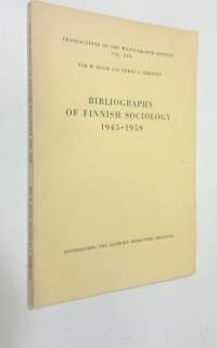 Bibliography of Finnish sociology 1945-1959