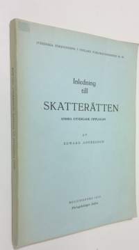 Inledning till skatterätten