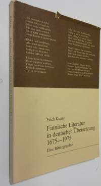 Finnische Literatur in deutscher Ubersetzung 1675-1975 : eine Bibliographie