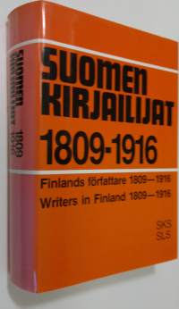 Suomen kirjailijat 1809-1916 : pienoiselämäkerrat, teosbibliografiat, tutkimusviitteet = Finlands författare 1809-1916 : kortbiografier, verkförteckningar, litter...