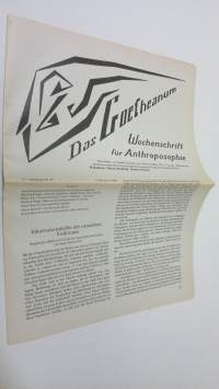 Das Goetheanum nr. 41/1988 : Wochenschrift fur Anthroposophie