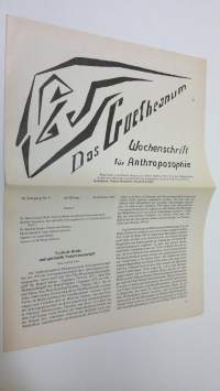 Das Goetheanum nr. 9/1985 : Wochenschrift fur Anthroposophie