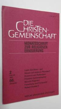 Die Christen-Gemeinschaft 2/1984 : Monatsschrift zur religiosen erneuerung