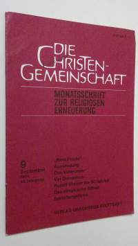 Die Christen-Gemeinschaft 9/1974 : Monatsschrift zur religiosen erneuerung